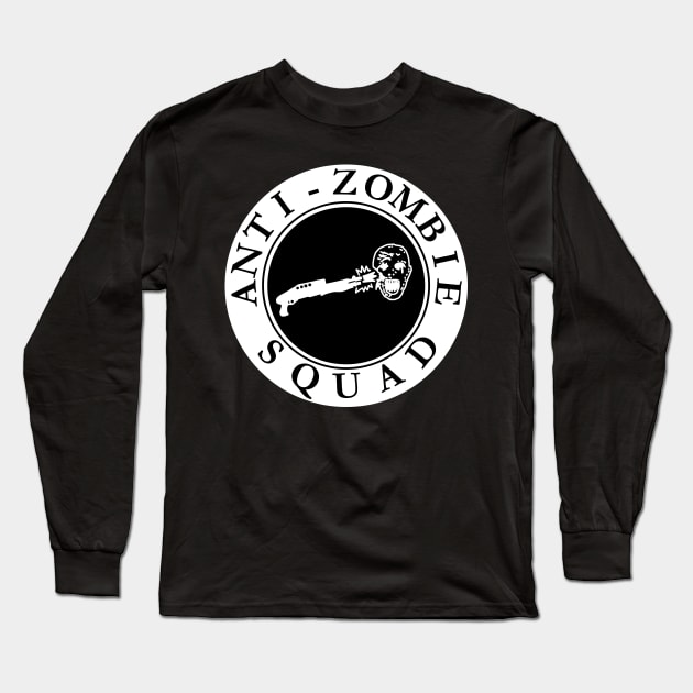 Anti-Zombie Squad (White) Long Sleeve T-Shirt by Graograman